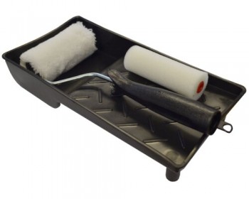 4in Paint Roller & Tray Set